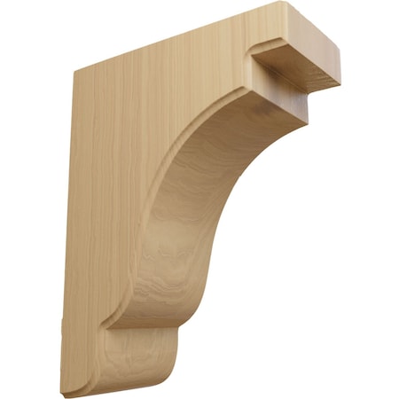 Ekena Millwork 3 1/2"W x 7 1/4"D x 9 1/2"H Bedford Bracket, Cherry BKTW04X07X10BECH